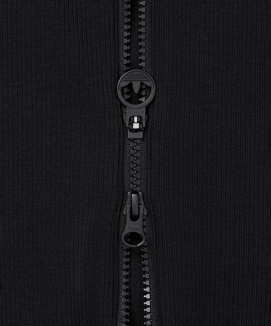 RIB CLLAR FZ BLACK/GOLDMT