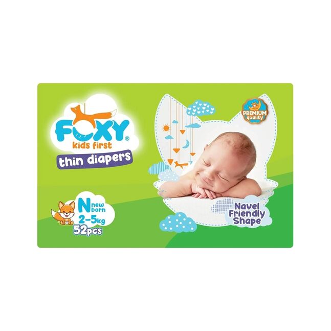 FOXY Premium хүүхдийн живх наадаг NB №52