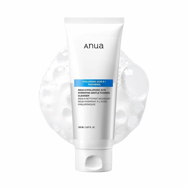 ANUA 8 Hyaluronic Acid Hydrating Gentle Foaming Cleanser 150ml