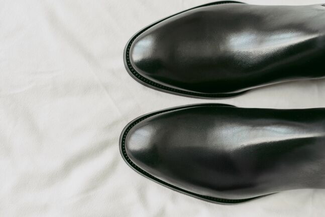 Leather shoes