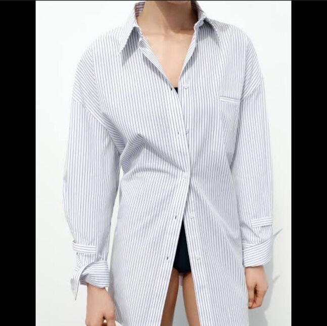 Zara oversized shirt