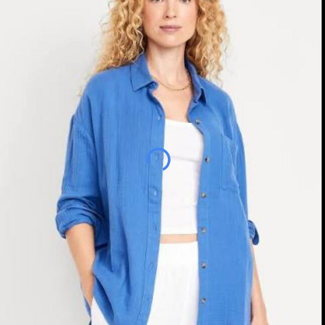 Oldnavy gauze shirt