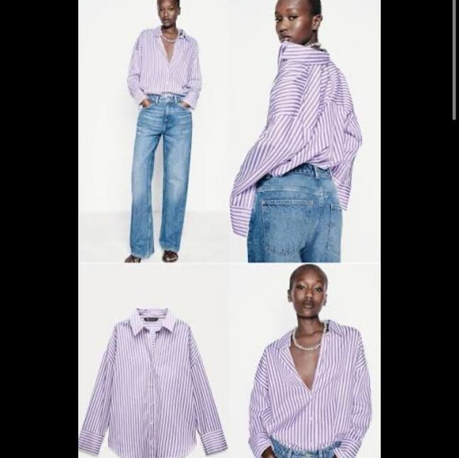 Zara oversized shirt