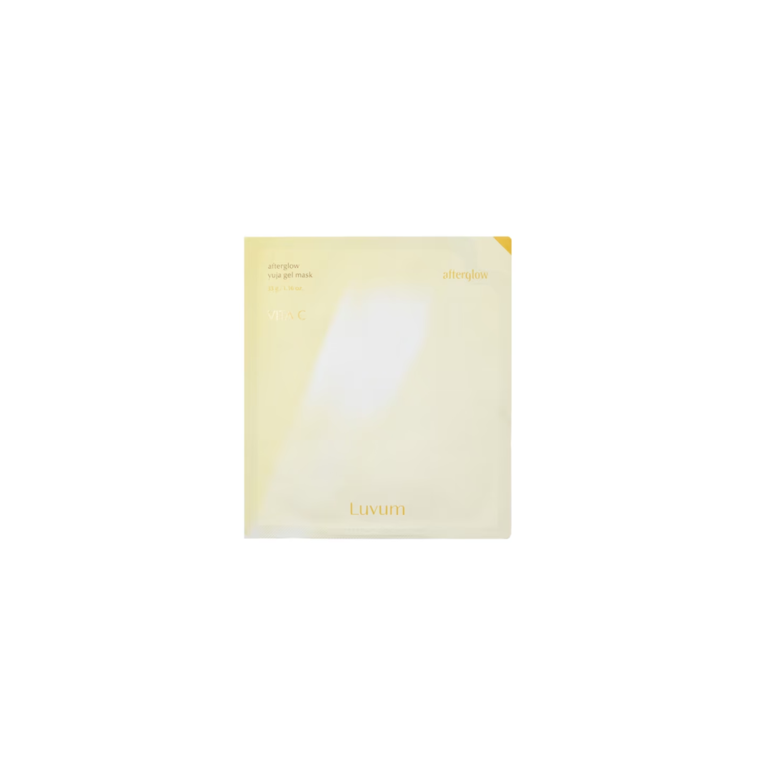 LUVUM AFTERGLOW YUJA GEL MASK