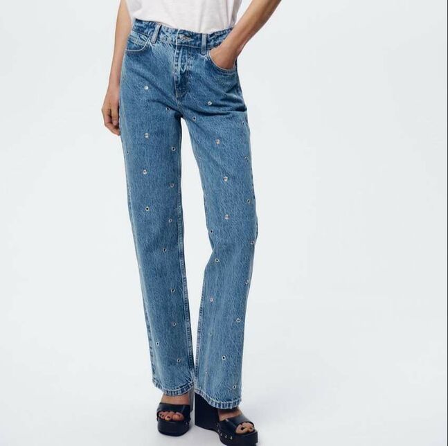 Zara тоногтой жинсэн өмд