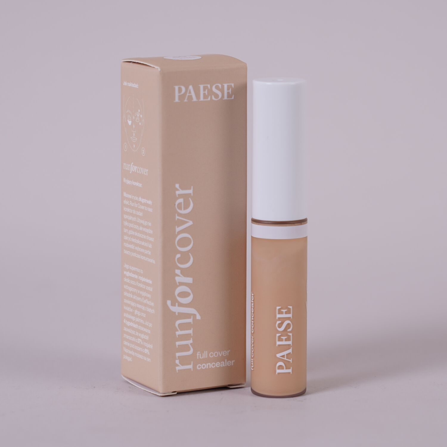 Concealer Run for cover №40 golden beige -Өө дарагч - Euphora Paese Sp.