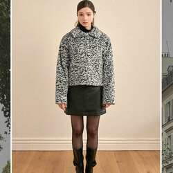Faux tedy coat