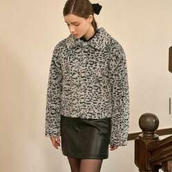 Faux tedy coat