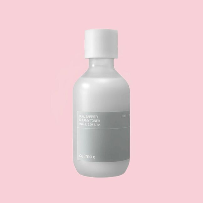 Dual barrier creamy toner