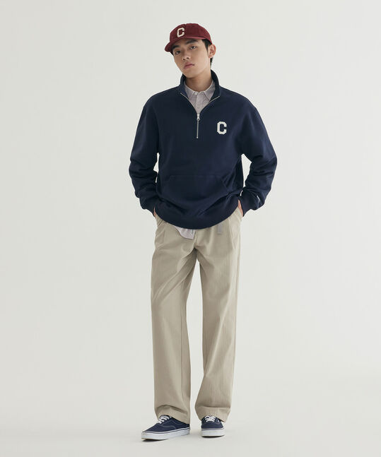 C Logo Half-Zip Sweatshirt