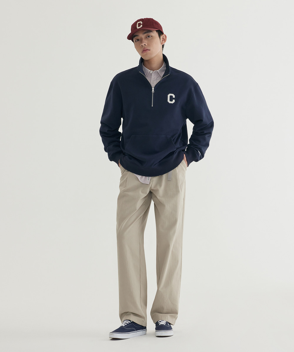 C Logo Half-Zip Sweatshirt