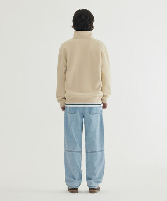 Small C Logo Corduroy Half-Zip