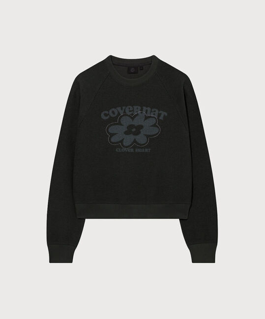 Woman Clover Graphic Sweatshirt