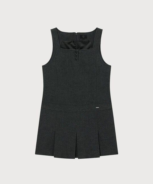 Woman Pleats Layered Dress