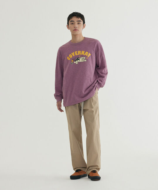 <Easy Pants> Basic Twill 1-TUCK Pants