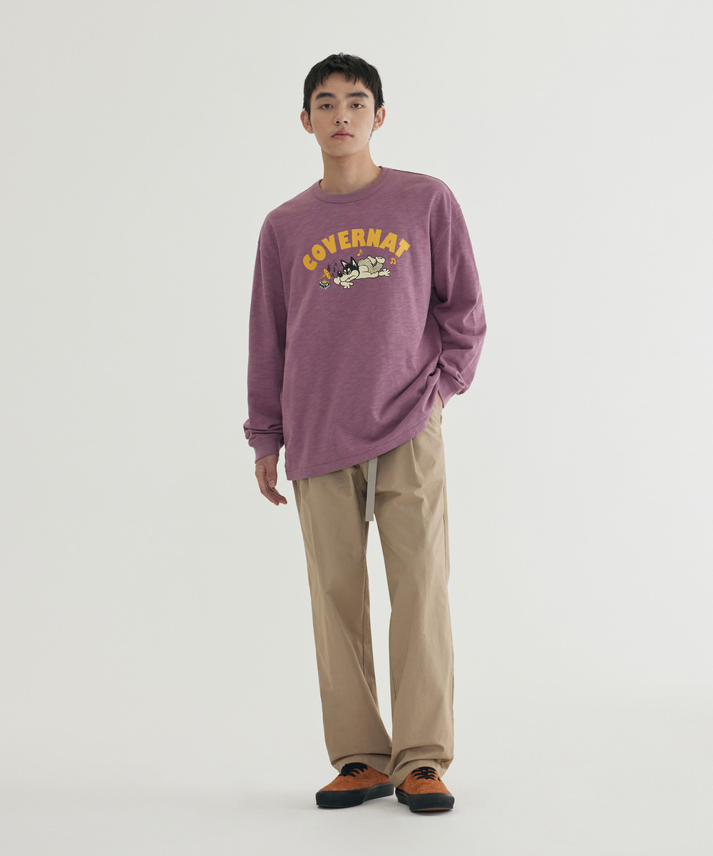 <Easy Pants> Basic Twill 1-TUCK Pants