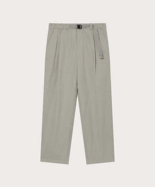 <Easy Pants> Herringbone 1-TUCK Pants