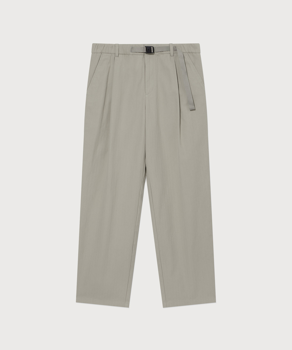 <Easy Pants> Herringbone 1-TUCK Pants