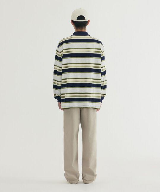 <Easy Pants> Herringbone 1-TUCK Pants