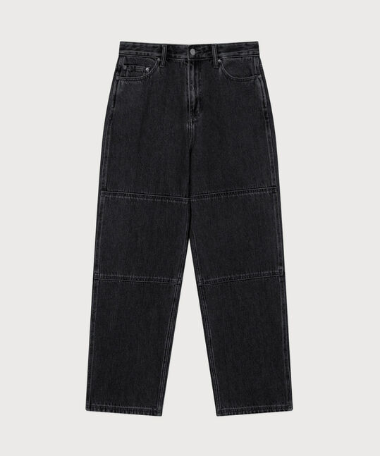 Semi-Wide Fit Denim Work Pants