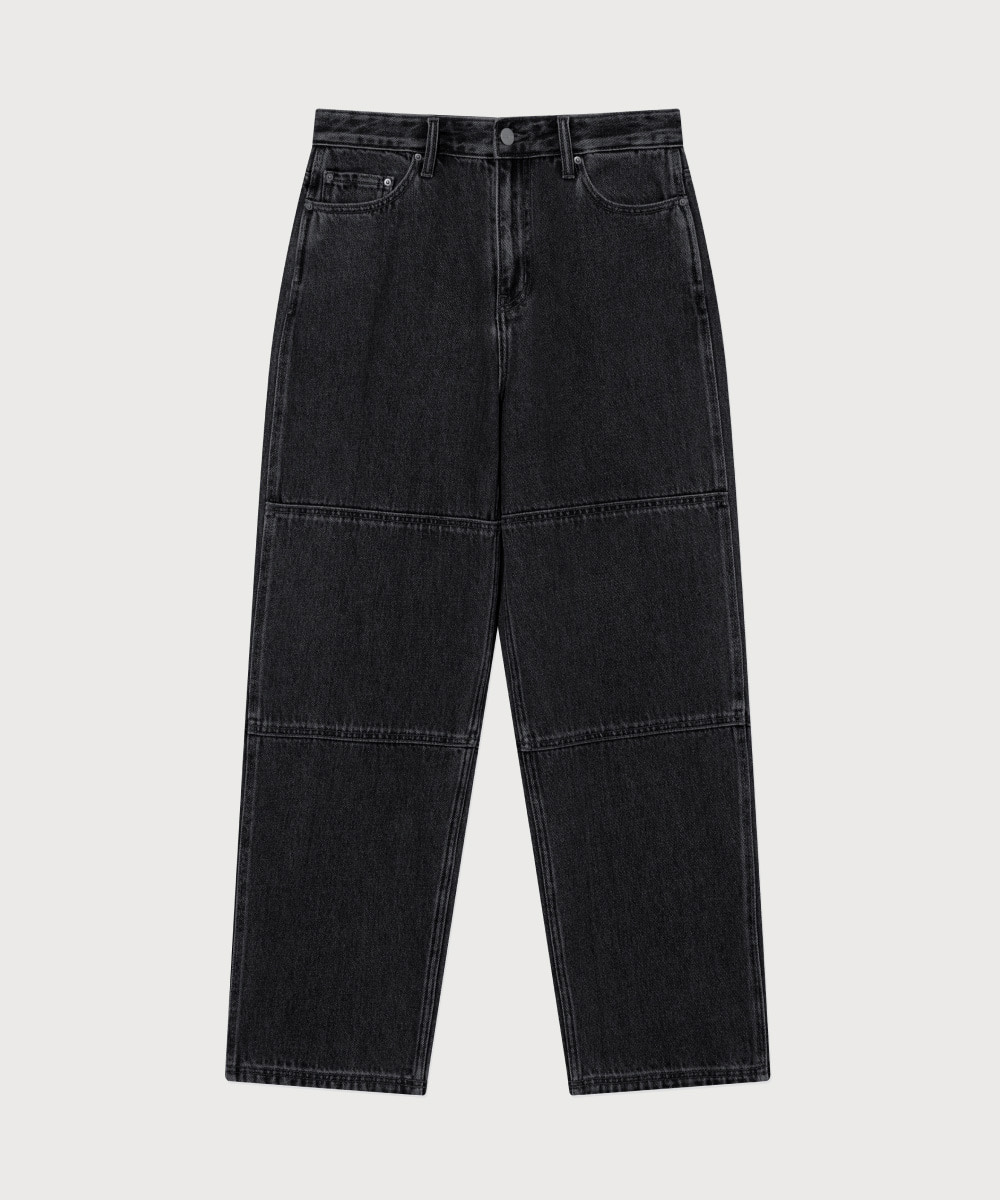 Semi-Wide Fit Denim Work Pants