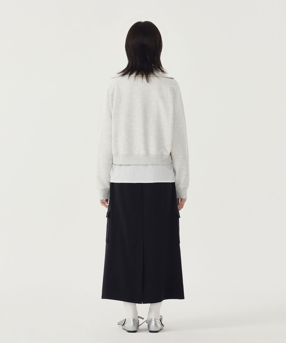 Woman Sweat Cargo Skirt