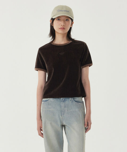 Woman Velour Short Sleeve Tee