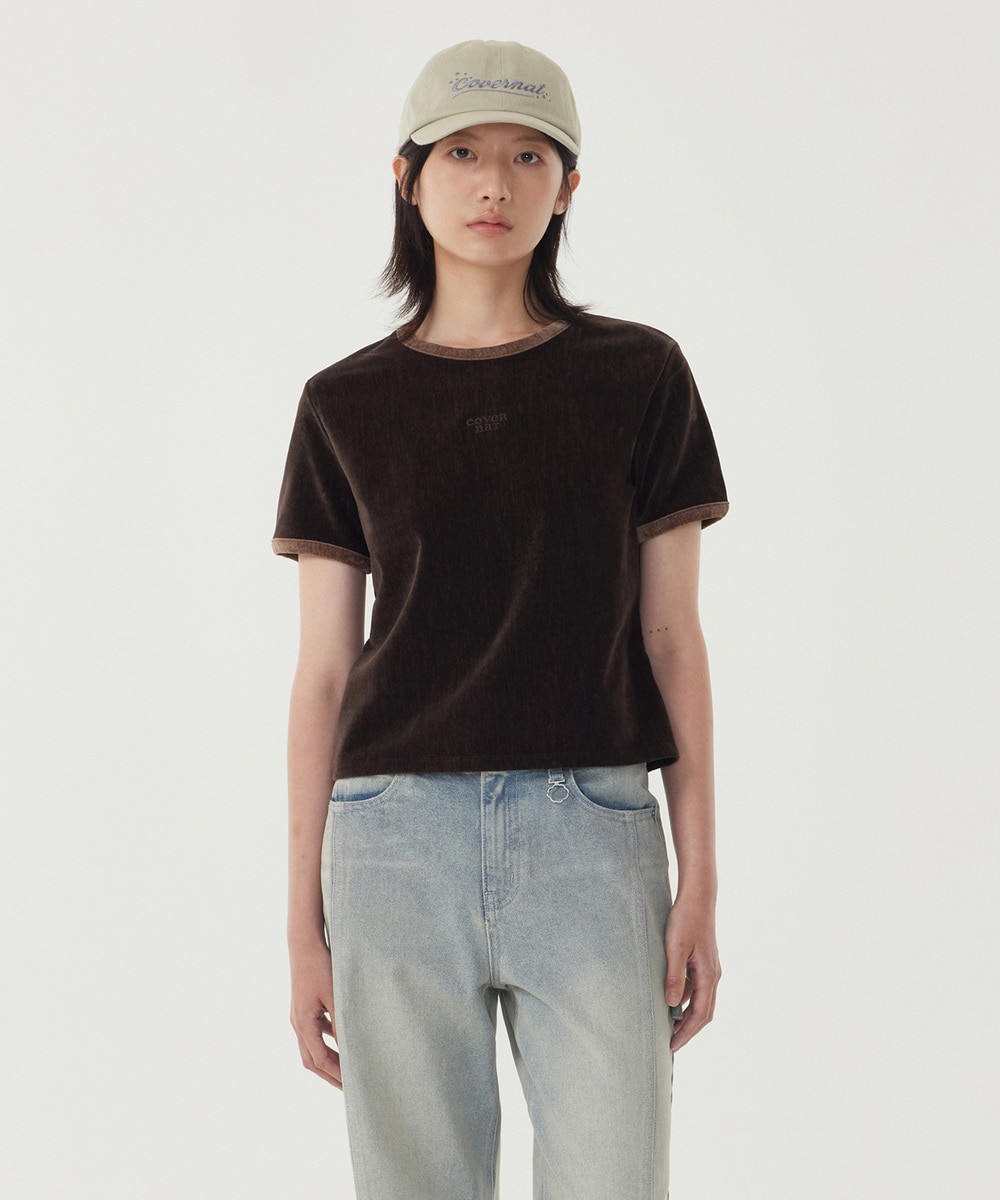Woman Velour Short Sleeve Tee