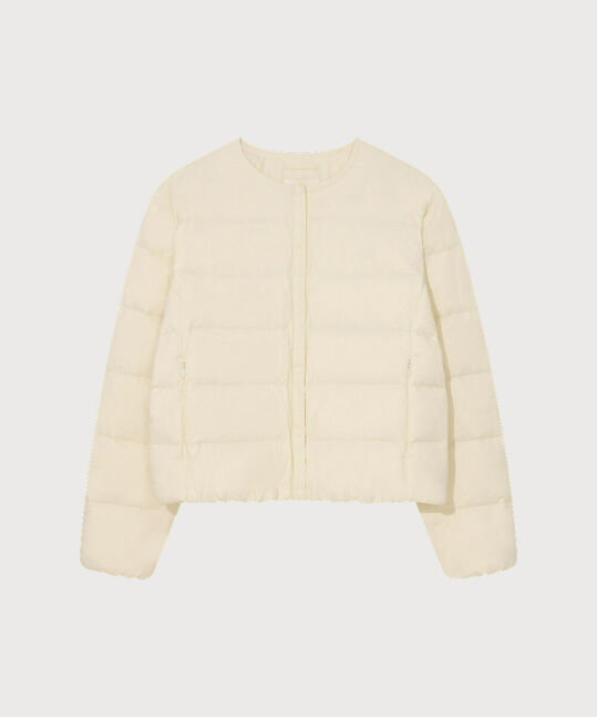 Woman Coverlight Collarless Down