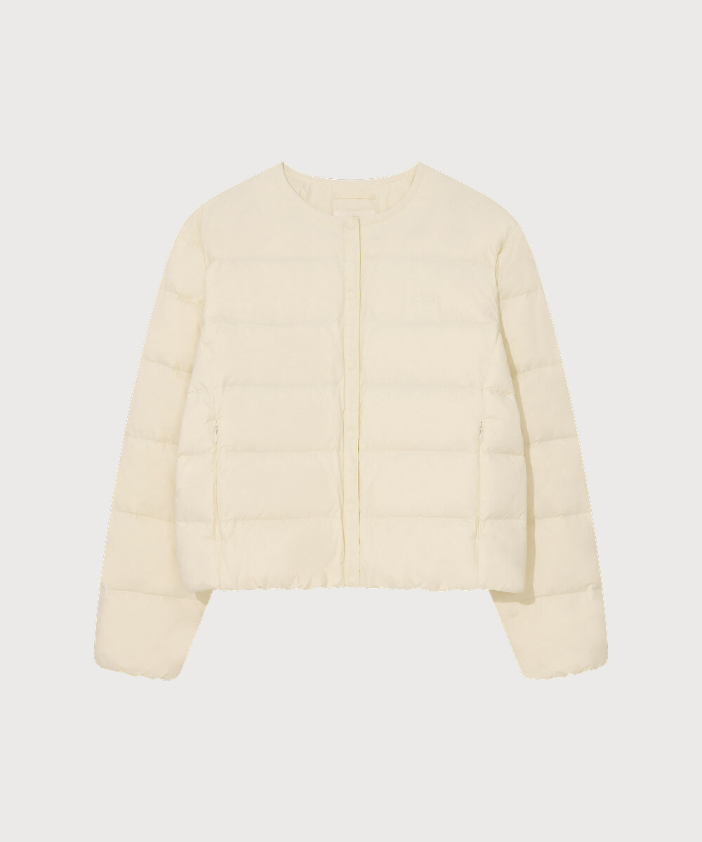 Woman Coverlight Collarless Down