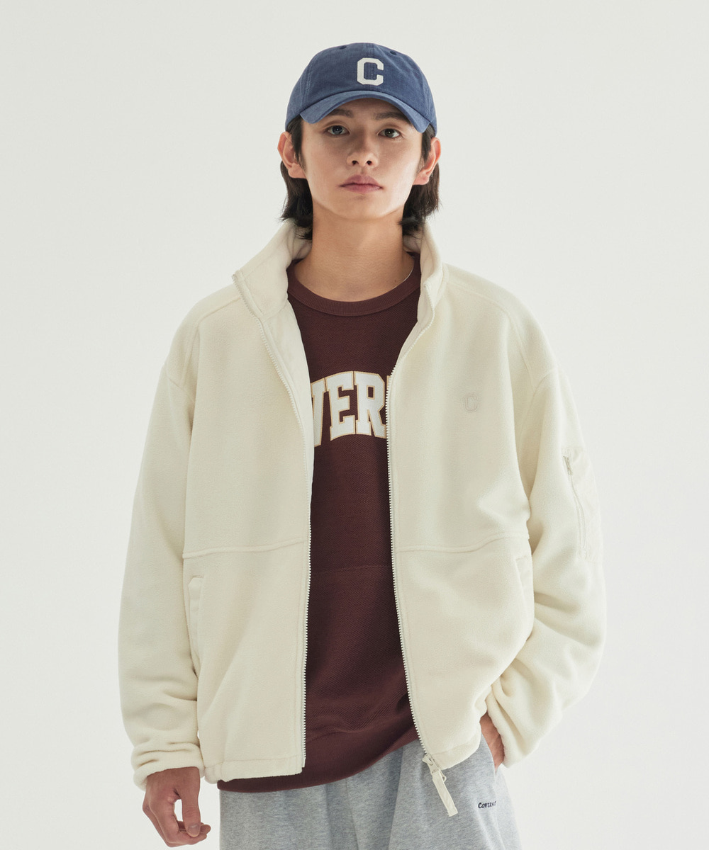 Stand Collar Fleece Jacket