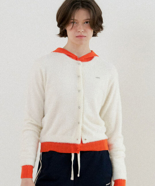 Woman Hairy Cardigan