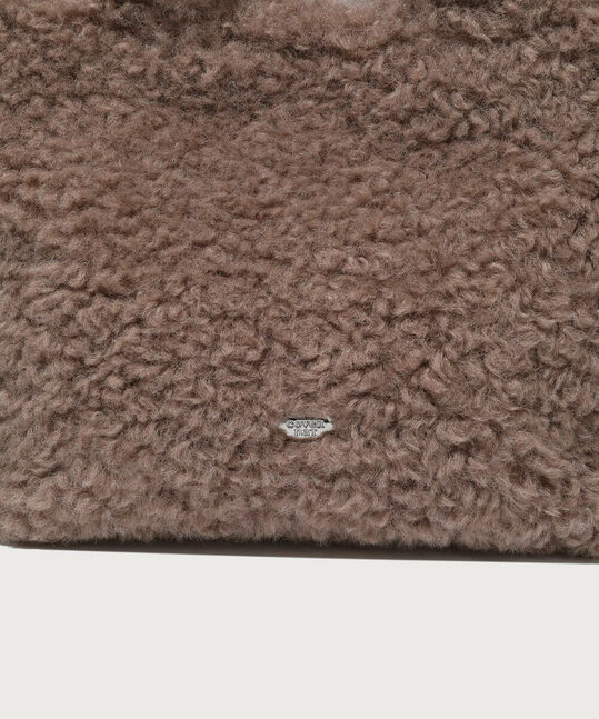 Clover Heart Fluffy Tote Bag