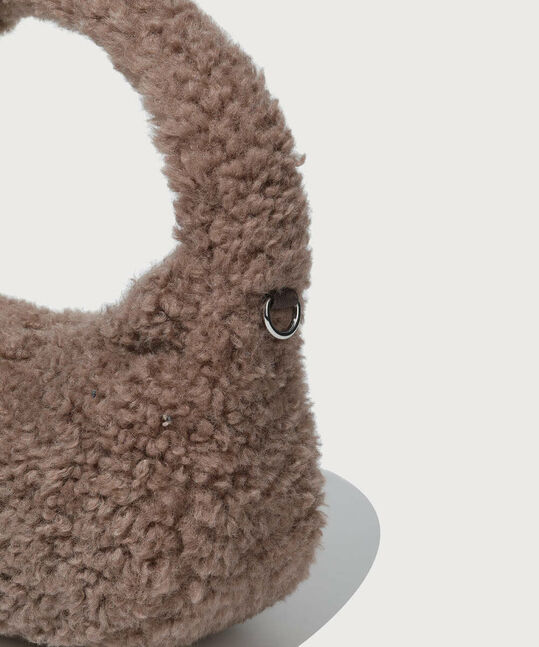 Cloverheart Fluffy Hobo Bag