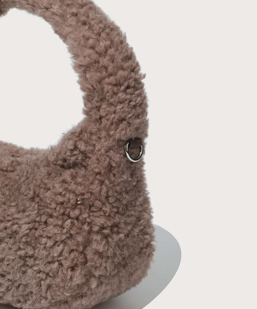 Cloverheart Fluffy Hobo Bag
