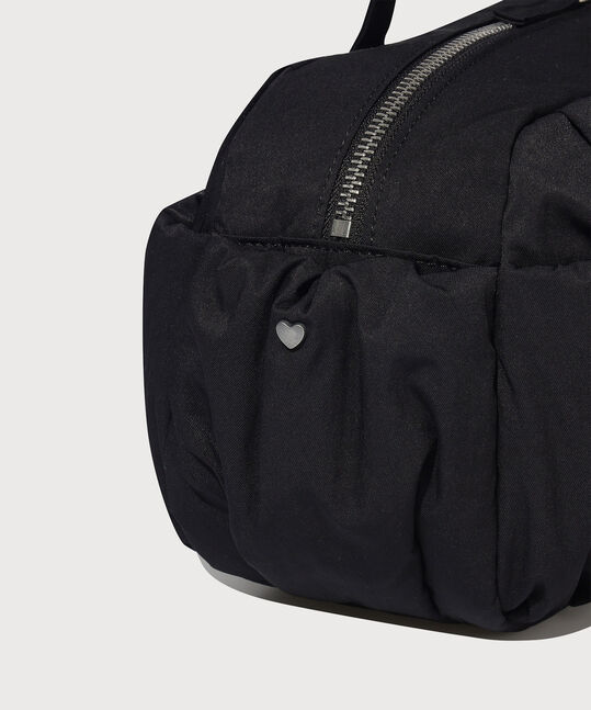 Clover Heart Bubble Shirring Duffle Bag