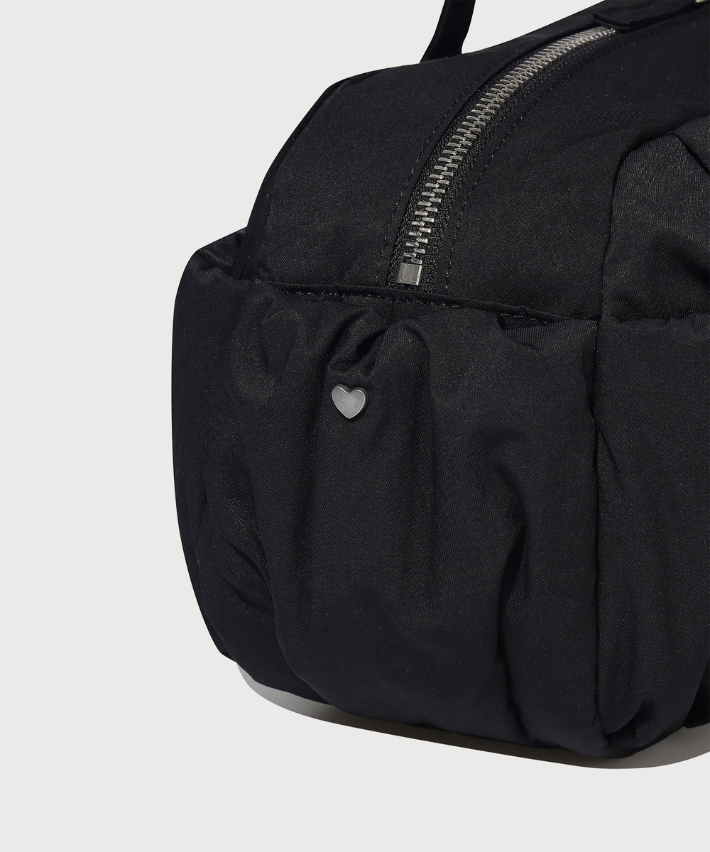 Clover Heart Bubble Shirring Duffle Bag