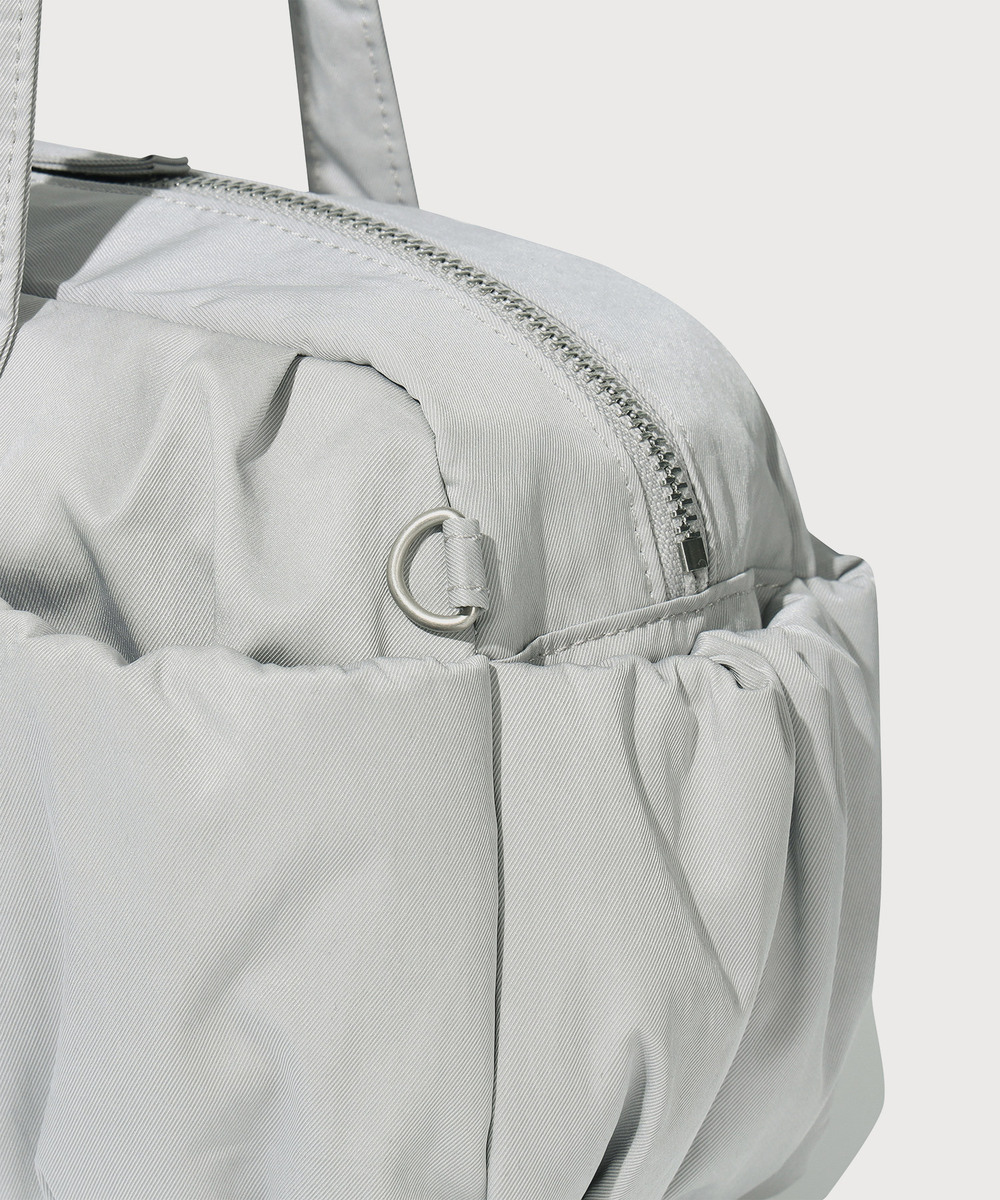 Clover Heart Bubble Shirring Duffle Bag