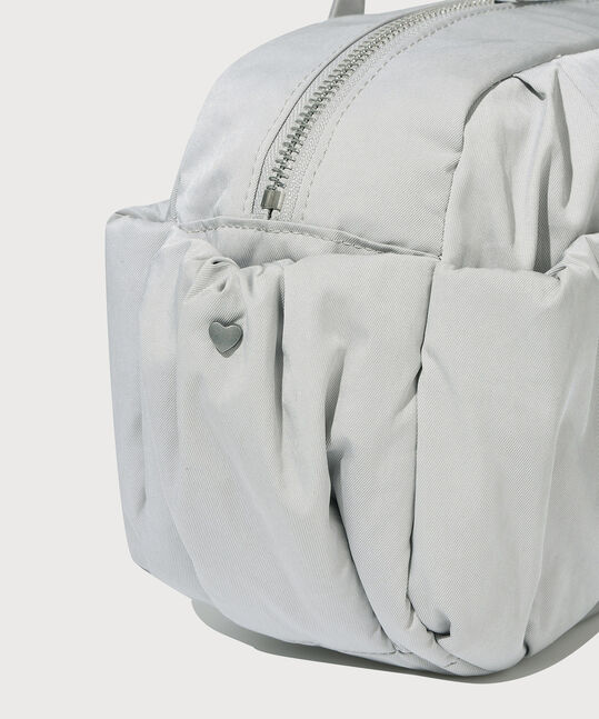 Clover Heart Bubble Shirring Duffle Bag