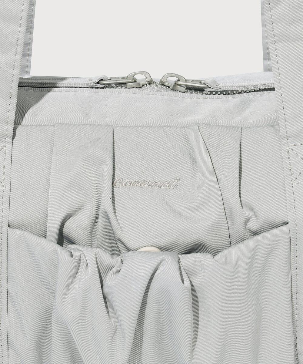 Clover Heart Bubble Shirring Duffle Bag