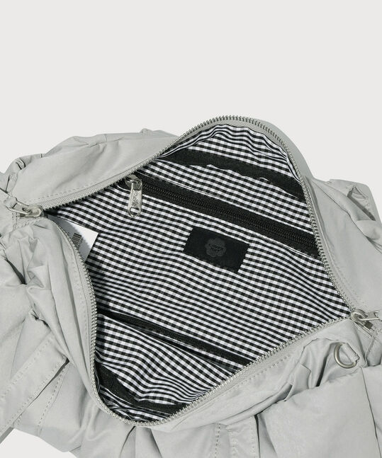 Clover Heart Bubble Shirring Duffle Bag