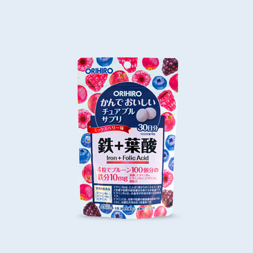ORIHIRO Төмөр + Фолийн хүчил №120