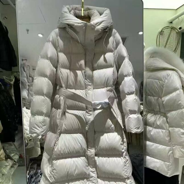 Beige галууны сөдөн урт куртик
