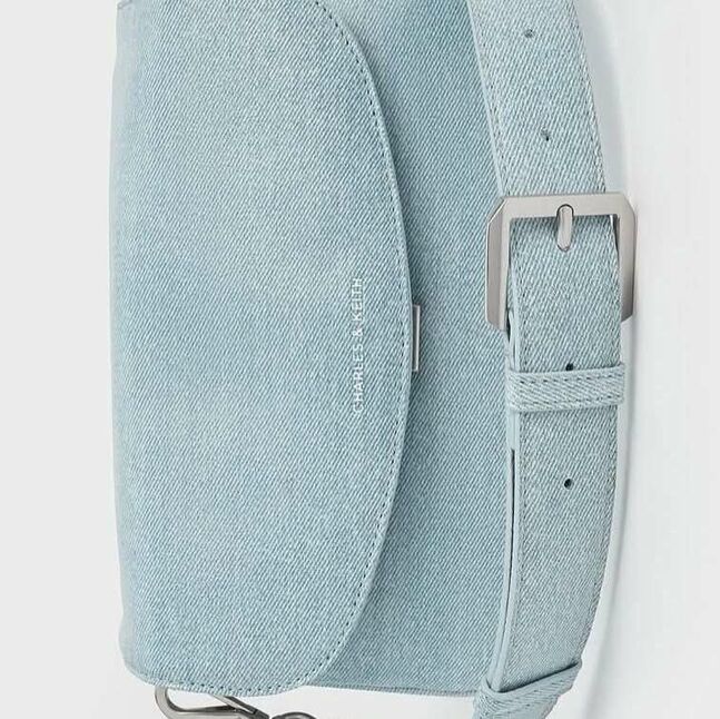 Charles&keith denim bag 