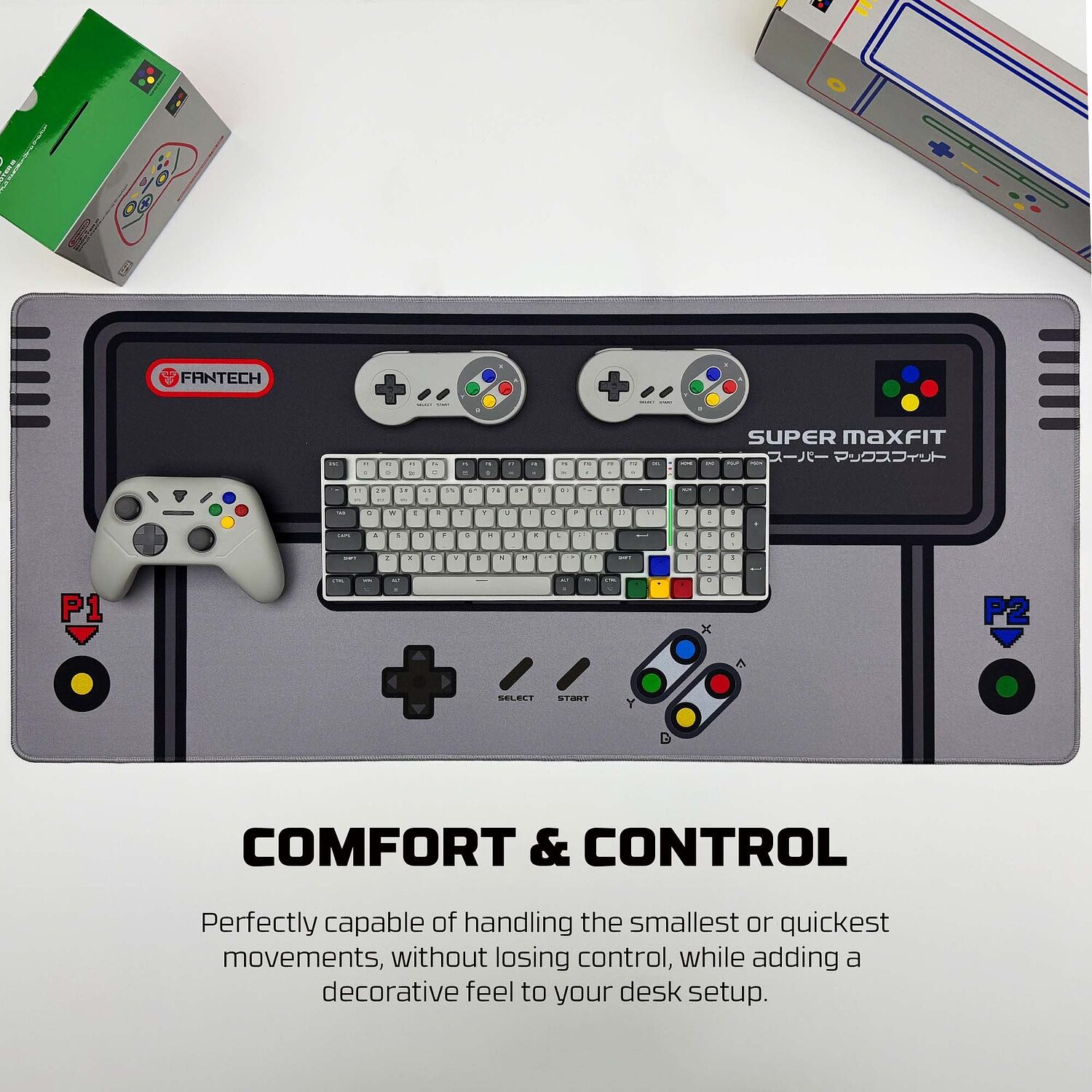 Fantech MP905 Ato Super Maxfit Mouse Pad Gray