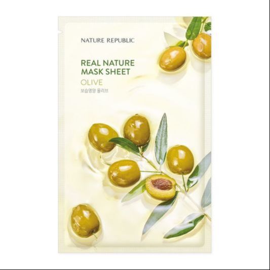 REAL NATURE MASK SHEET OLIVE | Оливтой салфеткан маск