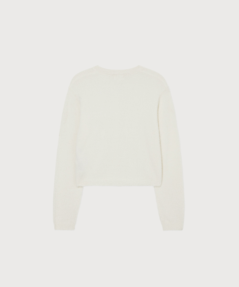 Woman Hairy Cardigan