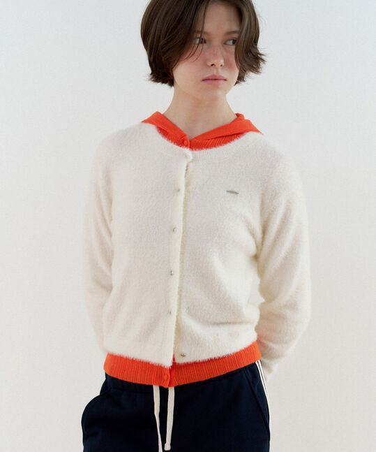Woman Hairy Cardigan