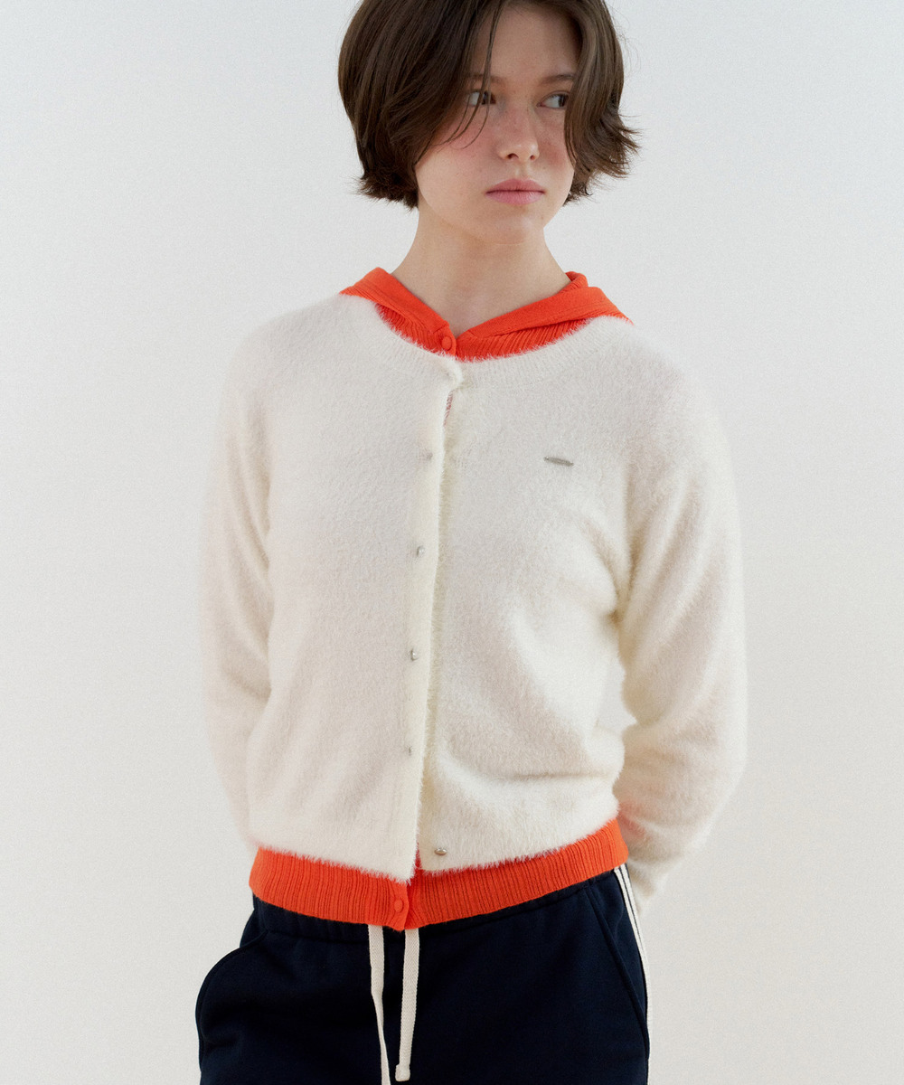Woman Hairy Cardigan
