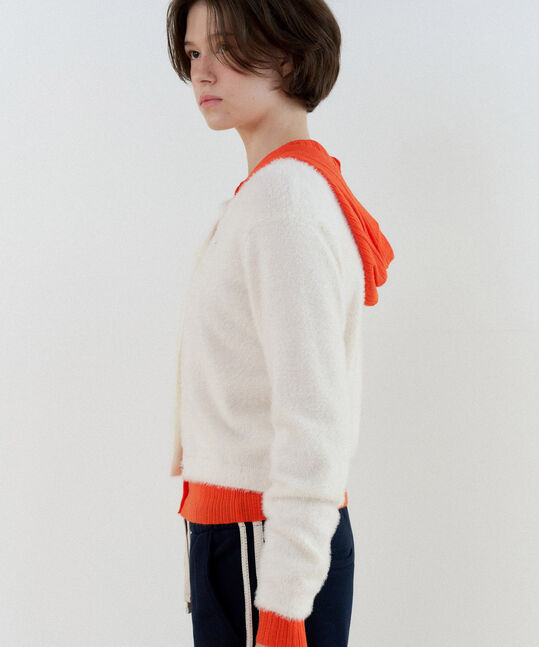 Woman Hairy Cardigan